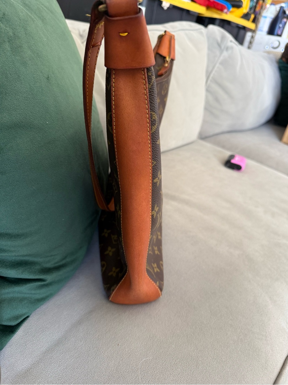 Louis Vuitton VINTAGE  Boulogne ✨ Pre date code of 1982! RARE w/Dustbag & COA - Picture 4 of 14